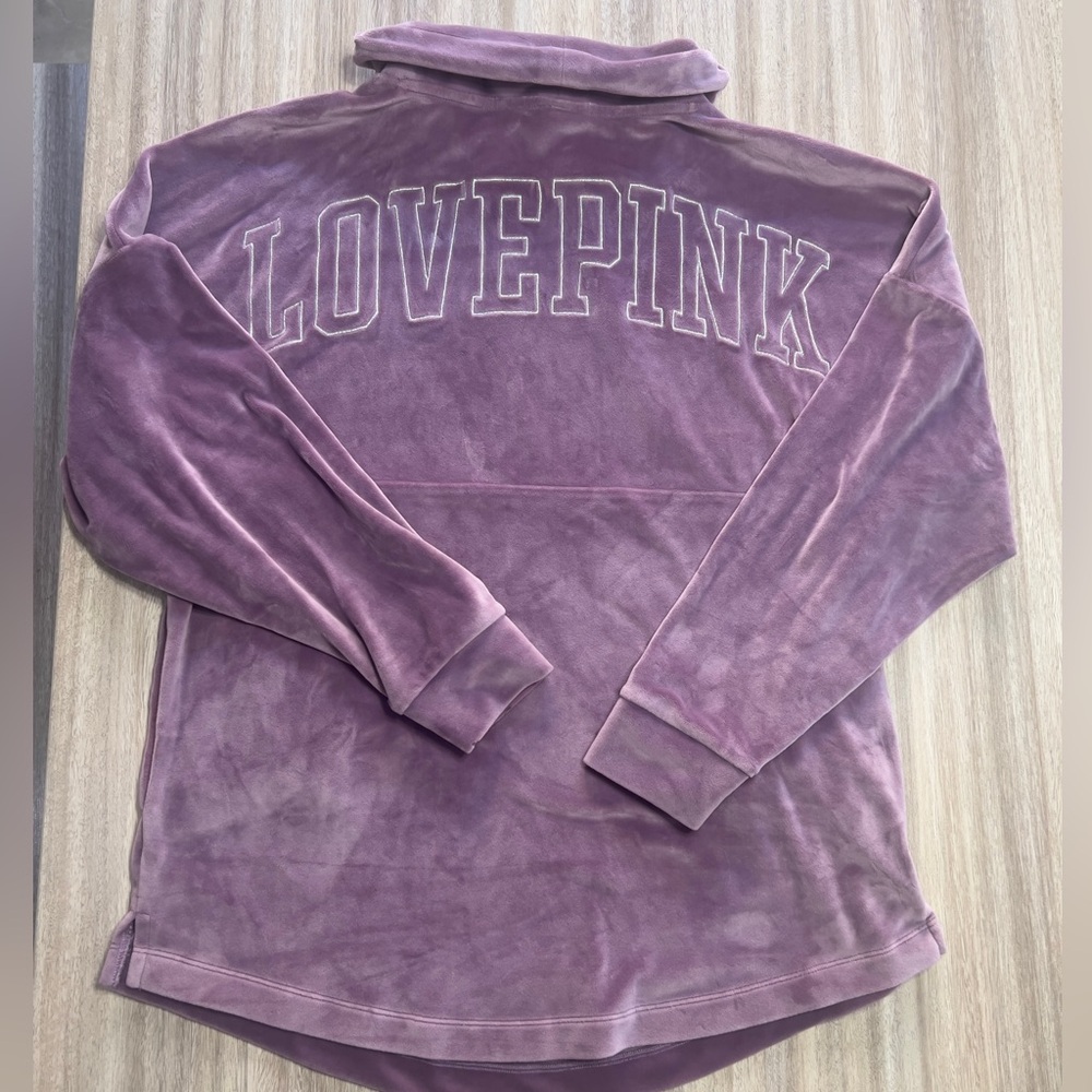 💛3 for $16 Sale/Victoria’s Secret PINK Mauve Velour Sweatshirt